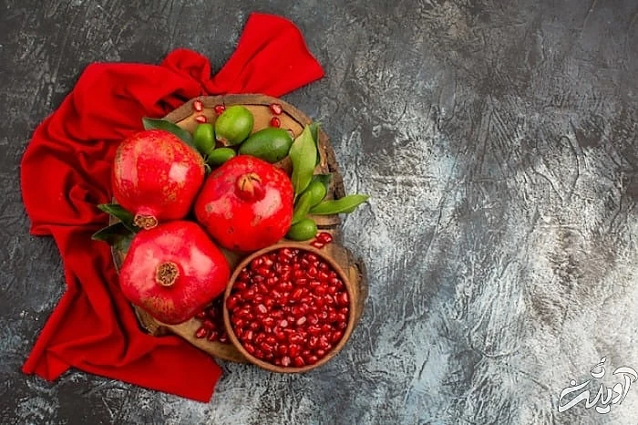 عکس تزیین انار شب یلدا عکس تم یلدایی